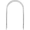 A black metal garden archway on a white background. Produktbild-Vorschau