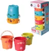 5-teiliges Set mit Badewannen-Eimern Produktbild-Vorschau 1