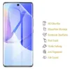 A smartphone screen protector is shown with feature callouts. Produktbild-Vorschau