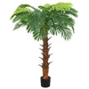 vidaXL Umelá palma Cycas s kvetináčom 160 cm zelená - Umelé Náhľad obrázku produktu 2