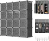 Clanmacy 12/16/20 compartiments DIY Armoire à vêtements Voir les images du produit 6