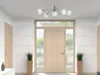 Globo Lighting Deckenleuchte Metall Nickel matt, 5x E14 LED Produktbild-Vorschau 5