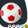 Spardose im Fußball-Look von HMF mit 15 cm Durchmesser in Rot Produktbild-Vorschau