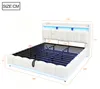Lit coffre rembourré 180x200 cm avec rangement hydraulique, Voir les images du produit 6