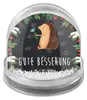 Mr. & Mrs. Panda Schneekugel Weihnachten Igel Blumen - Produktbild-Vorschau 1