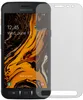 A Samsung Galaxy Xcover 4S smartphone is shown next to a matte screen protector. Produktbild-Vorschau