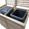 Kondela Mülltonnenbox aus Holz für zwei Tonnen Brudo Typ 1 Produktbild-Vorschau 5