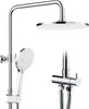 Rainsworth Duschsystem ohne Armatur Chrom - 25cm Rund Produktbild-Vorschau 1