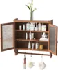 Sweiko 63CM porta di vetro Vintage doppia porta armadio a Anteprima dell’immagine prodotto 7