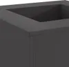 vidaXL Caminetto da esterno, nero, 60 x 60 x 30 cm, acciaio Anteprima dell’immagine prodotto 4