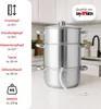 Grafner® XXL Edelstahl Dampfentsafter 8 Liter mit Schlauch Produktbild-Vorschau 7
