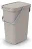 Cestino con coperchio marrone chiaro 12L SYSTEMA Q COLLECT Anteprima dell’immagine prodotto 4