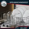 25x WELLGRO Einmachgläser 720ml Schraubdeckel TO82 blau Produktbild-Vorschau 3