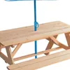 Picnic table Fun House Brown Sunshade (125 x ø 100 cm) Produktbild-Vorschau 3