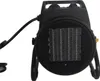 A black electric heater is shown against a white background. Voir les images du produit