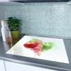 Spritzschutz Herdabdeckplatte Schneidebrett aus Glas Rauch Produktbild-Vorschau 2