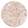 Luxus Super Soft Fellteppich Plush Beige Rund, Größe:120 cm Produktbild-Vorschau 5