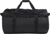 A black duffel bag shown from the front. Produktbild-Vorschau
