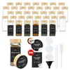 Gewürzgläser-Set, 36x 120 ml, eckig, Glas, mit Streueinsatz Náhled obrázku produktu