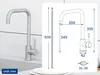 Cecipa Küchenarmatur 360° Drehbar Wasserhahn Küche Produktbild-Vorschau 10