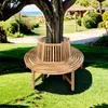 Möbelretoure Rundbank 360° Gartenbank Teak massiv ø220 cm Produktbild-Vorschau 1