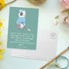 Mr. & Mrs. Panda Postkarte Golf Erlebnis - Meeresbrise - Produktbild-Vorschau 3
