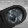LuxeBath Spülrandloses Wand Hänge-WC, Schwarz, kurz, Produktbild-Vorschau 5