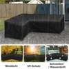 Gartenmöbel Abdeckung L-Form Wasserdichte Winddicht Produktbild-Vorschau 7