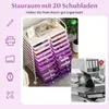 Vozík COSTWAY s 20 stohovatelnými zásuvkami, kovovým rámem Náhled obrázku produktu 4
