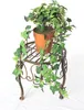 DanDiBo Blumenhocker Metall Braun Rund 25 cm Blumenständer Produktbild-Vorschau 5