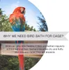 Bebedero para pájaros - Bañera para pájaros con gancho para Vista previa de la imagen del producto 7