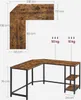 ACAZA Eckschreibtisch - Vintage - 2 Ablagen - 138x76x138 cm Produktbild-Vorschau 5