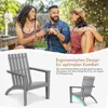 COSTWAY Sedia Adirondack, Sedia Adirondack in legno di Anteprima dell’immagine prodotto 6