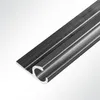 Lysel® Kederschiene Kederleiste Aluminium 45° anthrazit RAL Produktbild-Vorschau 1