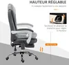 Vinsetto Fauteuil de bureau massant et chauffant, chaise de Voir les images du produit 7