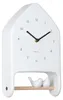 Karlsson - Wanduhr Love Birds - Weiß - 7.1x20x32cm Produktbild-Vorschau 1