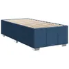 Boxspringbett mit Matratze Blau 100x200 cm Stoff, Produktbild-Vorschau 9