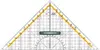 Linex 2632, 45° Dreieck, Acryl, Transparent, Hängetasche, 1 Produktbild-Vorschau 1