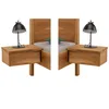 Schlafzimmer Set 2-teilig inkl. Bett 200x200 cm mit Produktbild-Vorschau 7