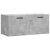 vidaXL Wandschrank Betongrau 80x36,5x35 cm Holzwerkstoff Produktbild-Vorschau 1