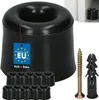 KOTARBAU® Set da 10 fermaporte da avvitare a pavimento 27 Anteprima dell’immagine prodotto 1