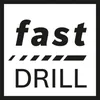 The image contains text that says 'fast DRILL' with a dashed line in between. It is a marketing image. Voir les images du produit