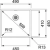 Franke Maris Unterbauspüle Edelstahlspüle BXX 110-45 Produktbild-Vorschau 3