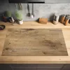 KitchenYeah® Kryt varnej dosky drevo - hnedý - vzhľad Náhľad obrázku produktu 2