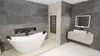 Freistehende Badewanne 180x80 Weiß Modern Exclusive Acryl Produktbild-Vorschau 6