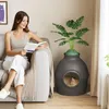 Mondeer 2-in-1 Katzentoilette & Schlafhöhle mit Produktbild-Vorschau 2