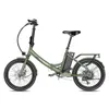 A green electric bicycle is shown against a white background. Náhľad obrázku produktu