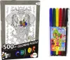 LEAN Toys 14154 Puzzle zum Ausmalen, 500 Teile – Elefant Produktbild-Vorschau 1
