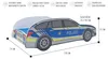 Autobett 70x140 cm Spielbett Kinderbett mit Rausfallschutz Produktbild-Vorschau 6