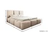 Polsterbett BUBBLE 180x200 cm Beige, Veloursbett Velluto Produktbild-Vorschau 5